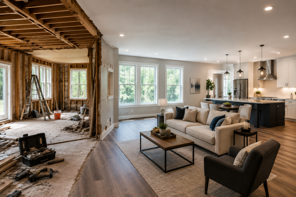 Beautifully renovated luxury home ideal for fix and flip investment in Montgomery County MD