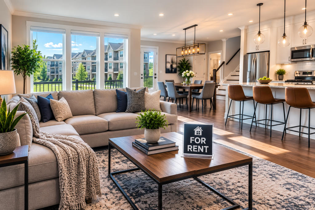 Luxury rental property with modern interior for real estate investors in Montgomery County MD