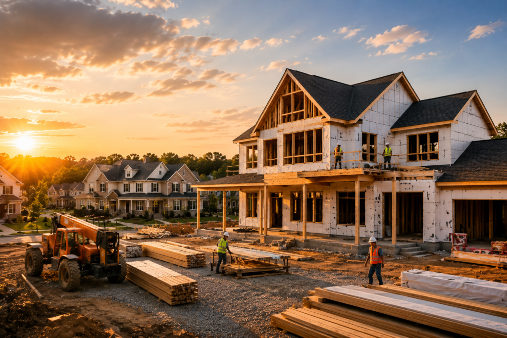 New construction residential development and luxury homes in Towson MD