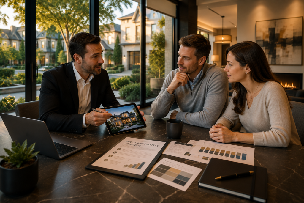 Real estate investment advisor helping clients choose the best property strategy in Bethesda MD
