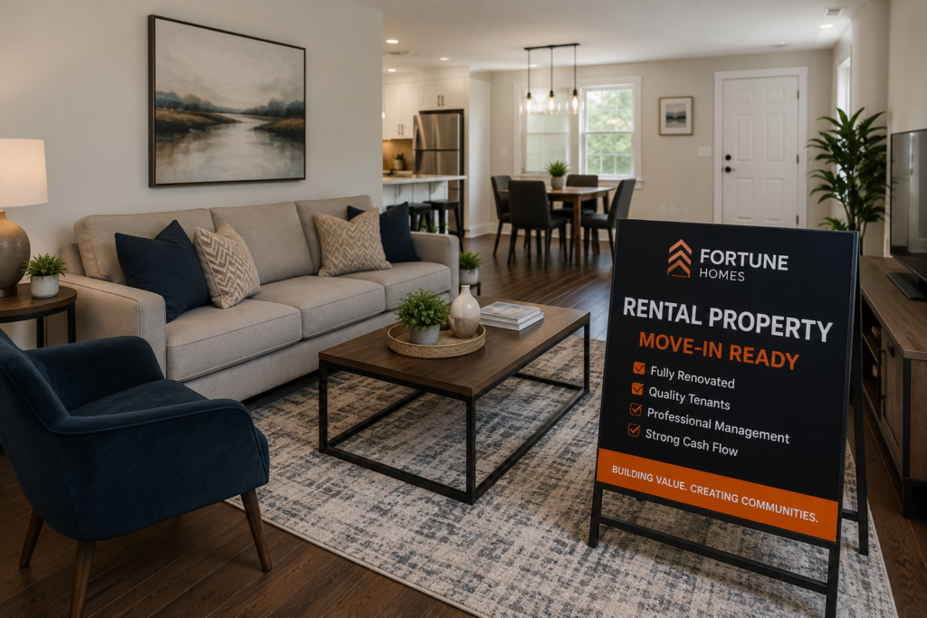 Rental investment property prepared for tenants in Catonsville Maryland